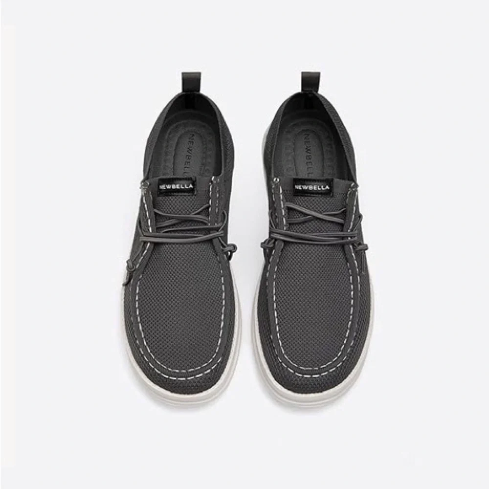 Men's Gray Casual Walking Shoes/Loafers - Picture 3 of 7